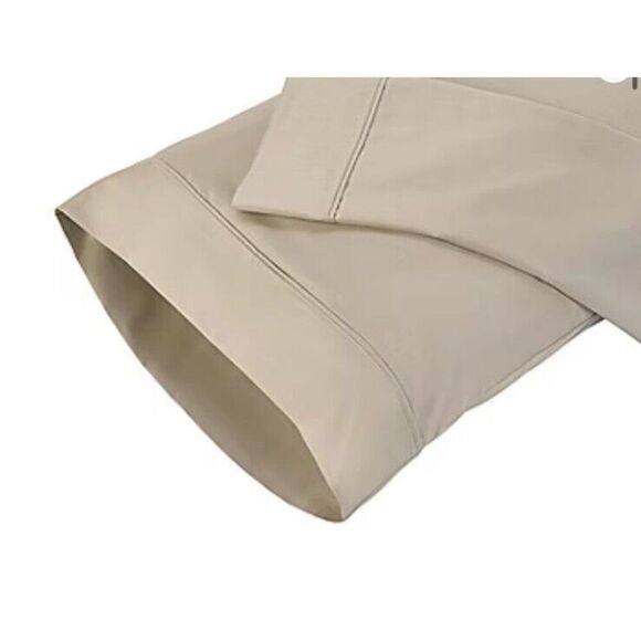 Fieldcrest 1400 Thread Count Bed Sheet Set Light Taupe - Picture 5 of 6